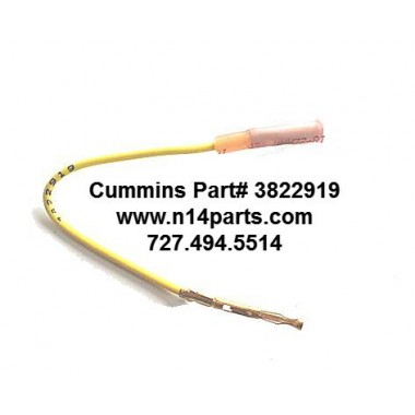 ECM Connector Wire 3822919 (6" Long Wire w/Contact Terminal) For All Cummins L10, M11, N14 Engines